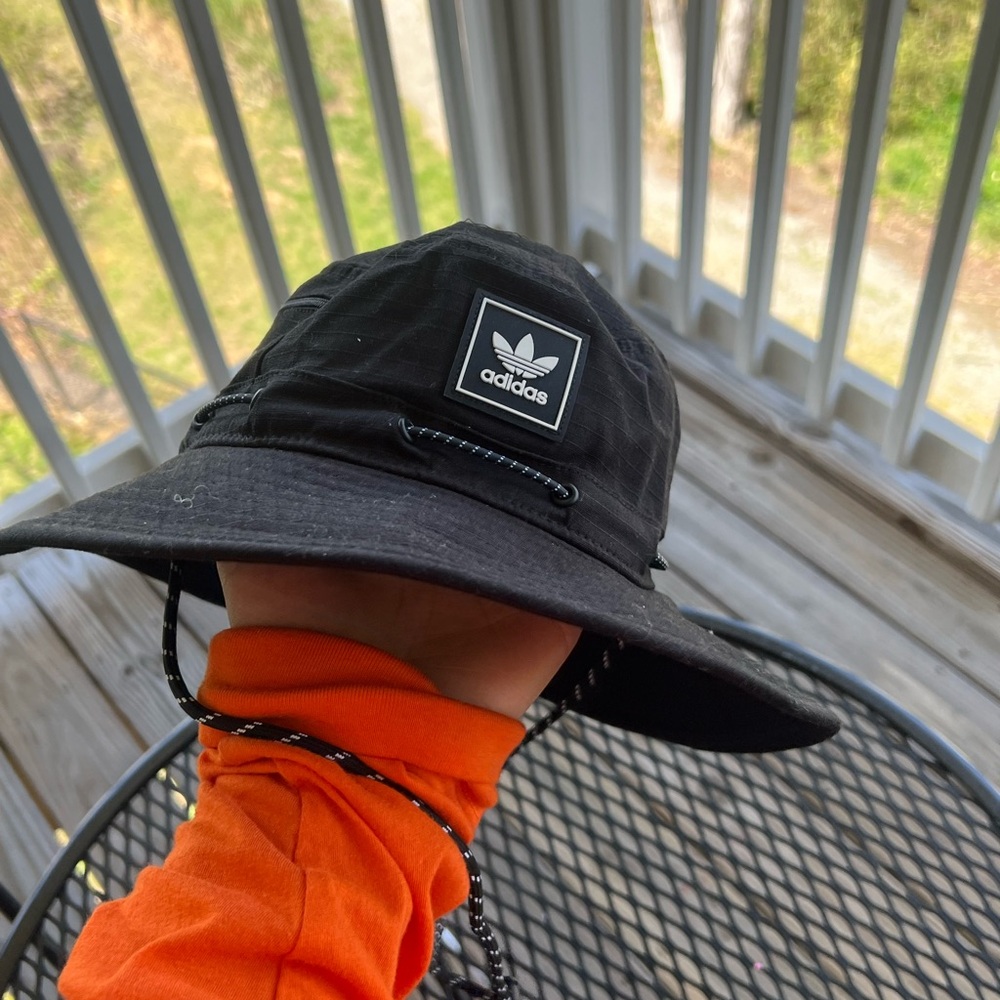 Adidas Black Bucket Hat
